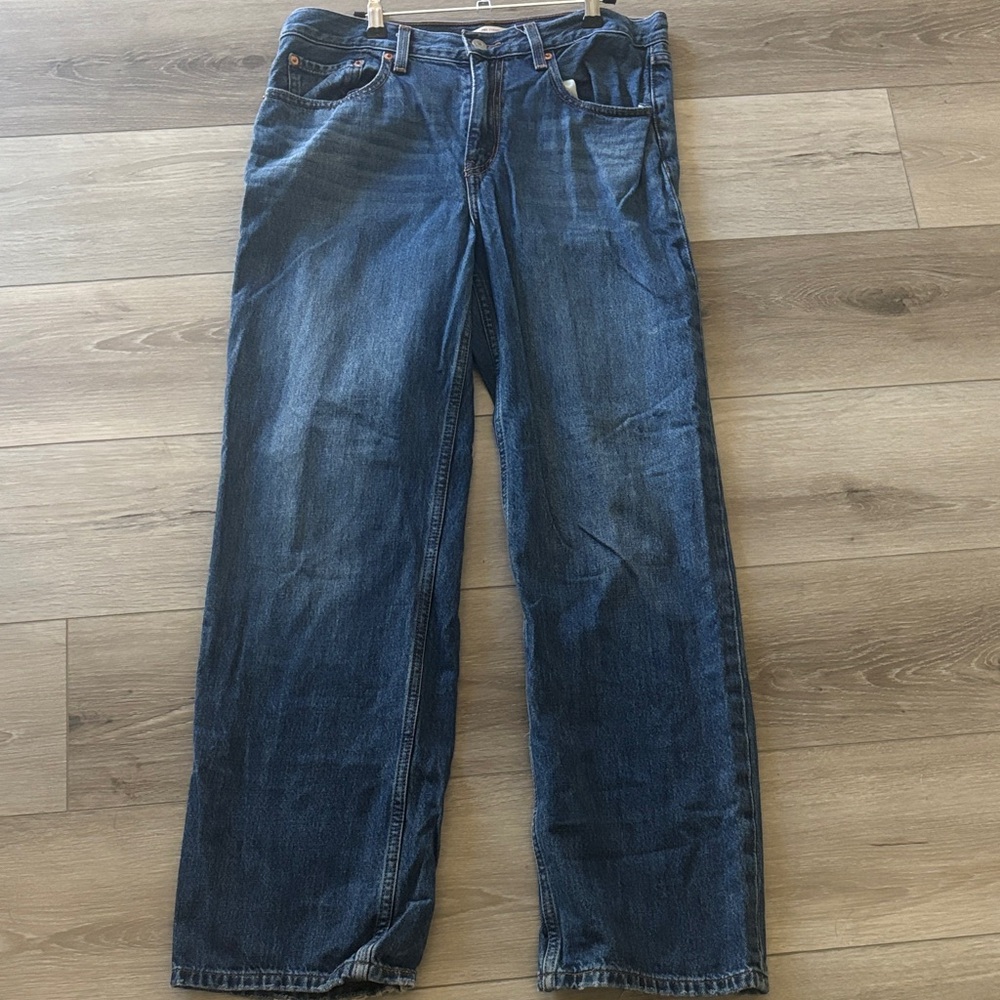 Levi's Low Straight Fit - Dark Blue Jeans